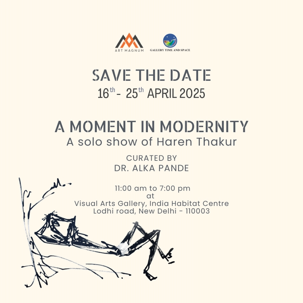 'Haren Thakur: A Moment in Modernity' curated by Alka Pande at IHC