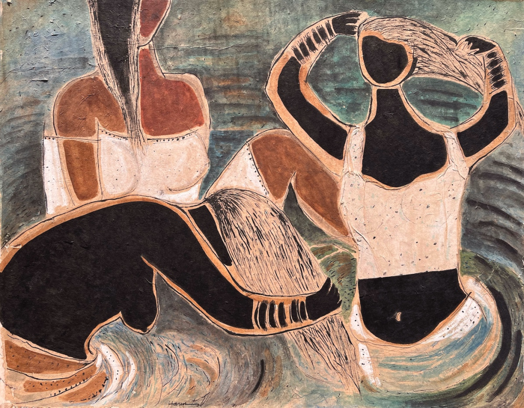 tribal symbolism in Haren Thakur's Paintings