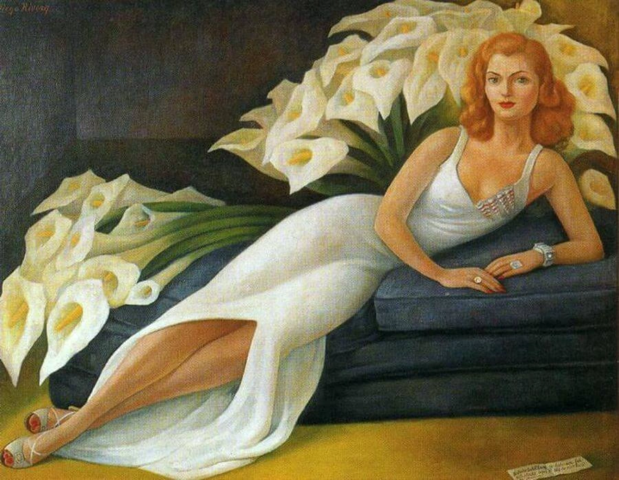 Portrait of Natasha Gelman, 1943 by Diego Rivera. Image Courtesy of Diego Rivera.org