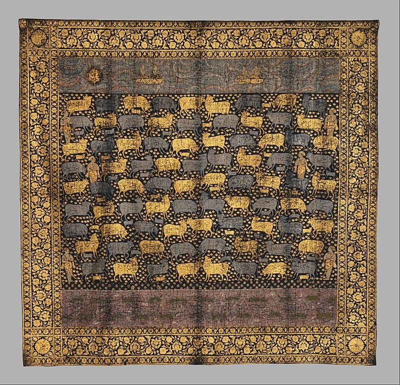 Pichhwai for the Festival of Cows - ceremonial cloth, India, Deccan, Aurangabad(MET, 2003.177) Courtesy: Wikimedia Commons