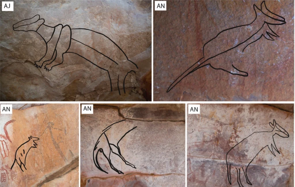 Aboriginal Rock Art Style Courtesy - Medium