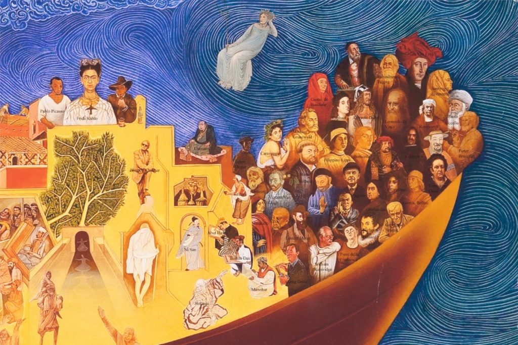 Kaarawaan, 2019-2023, Acrylic on Canvas. Image Courtesy: Archana Khare - Ghose