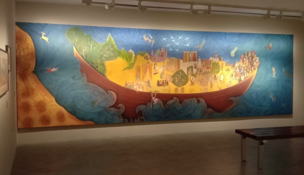 Kaarawaan, 2019-2023, Acrylic on Canvas. Image Courtesy: Archana Khare - Ghose