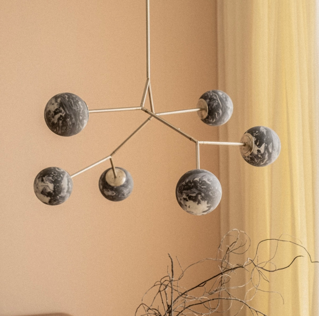 Noir Chandelier, Courtesy of Orange Tree