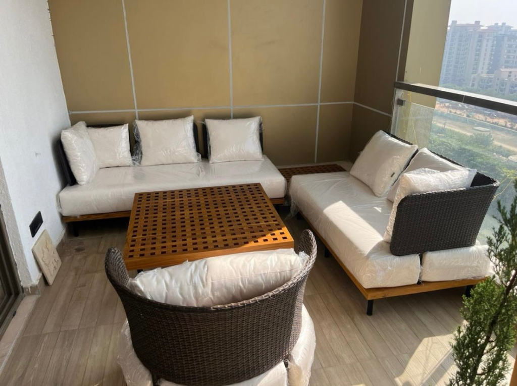 Jamuna Premium Wicker Outdoor Set. Courtesy of Shambhavi.