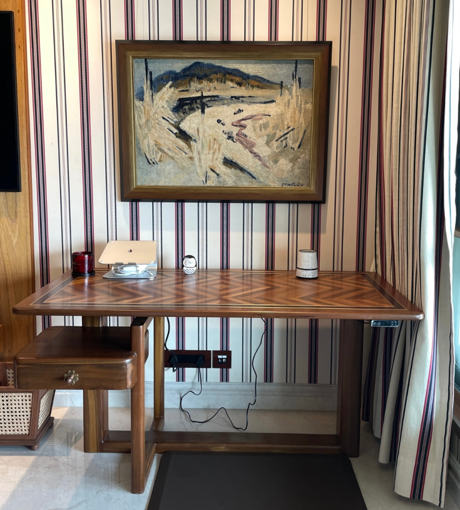 A custom designed study table for Sonam Kapoor, Courtesy: Agam Design Studio