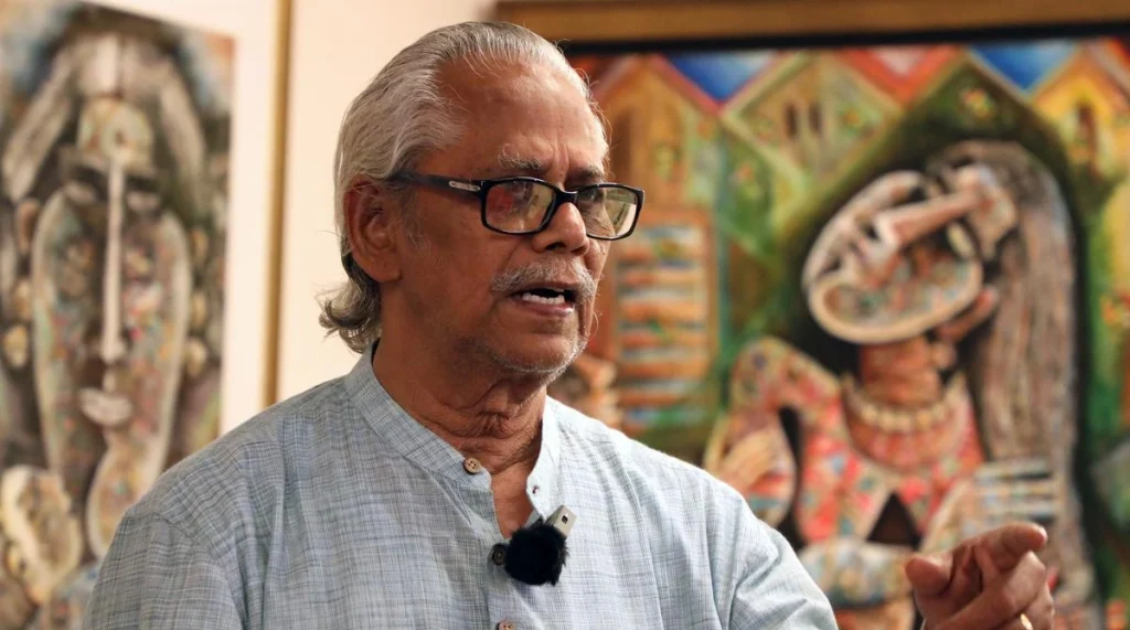 Artist Manickam Senathipathi Courtesy - The Hindu