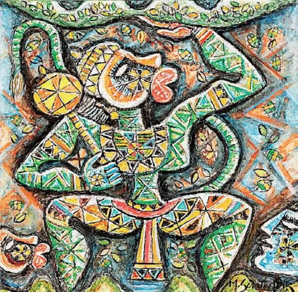 Artist Manickam Senathipathi's artwork Courtesy - The New Indian Express