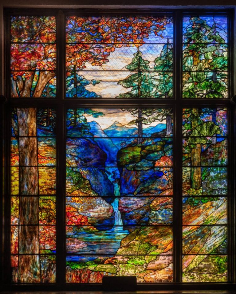 Tiffany’s “Mountain Landscape” Finds Home At Crystal Bridges Museum