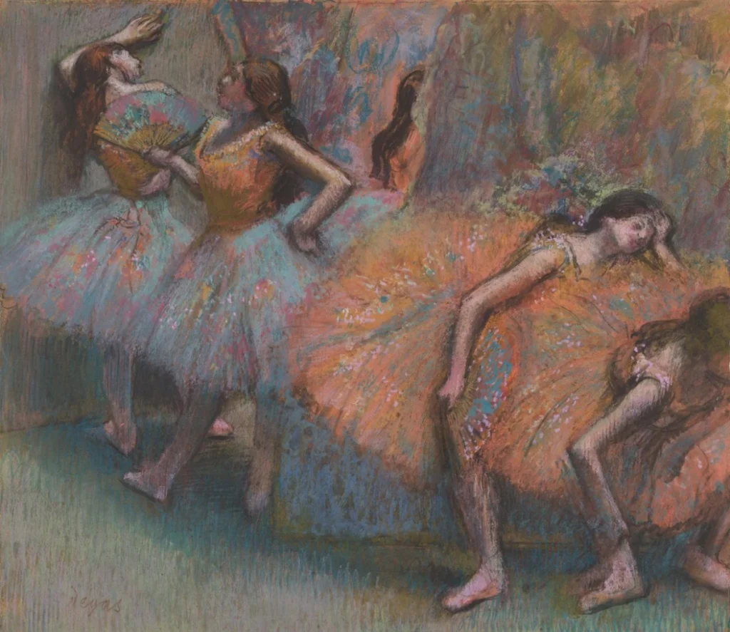 Edgar Degas’ Ballet Dancers (1888). Courtesy - National Gallery