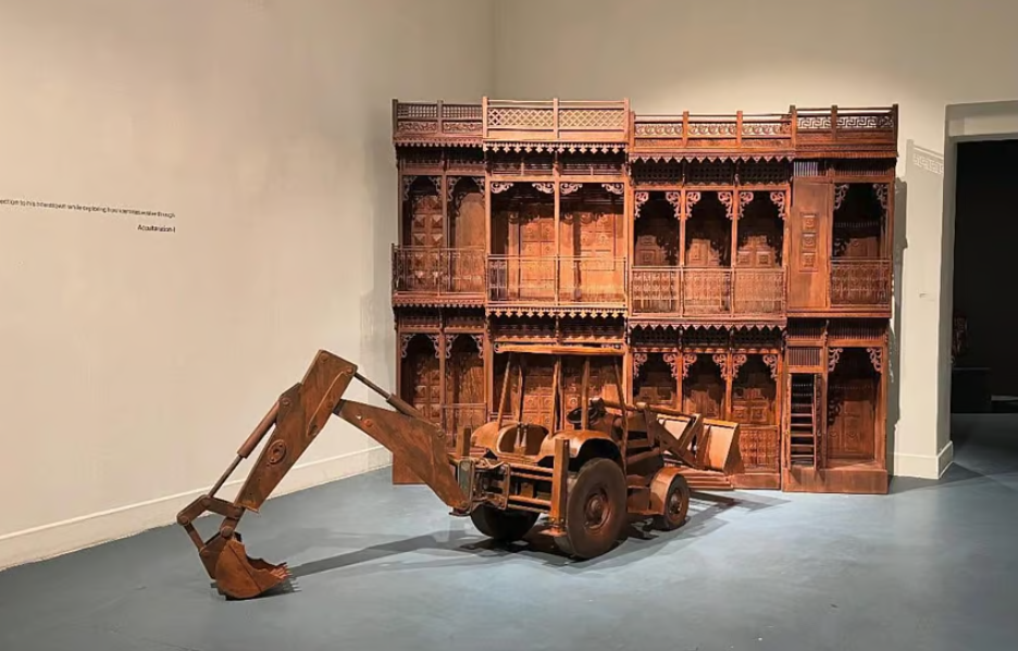 Exhibit reflecting art and heritage by Narayan Chandra Biswas, Image Courtesy Homegrown.co.in