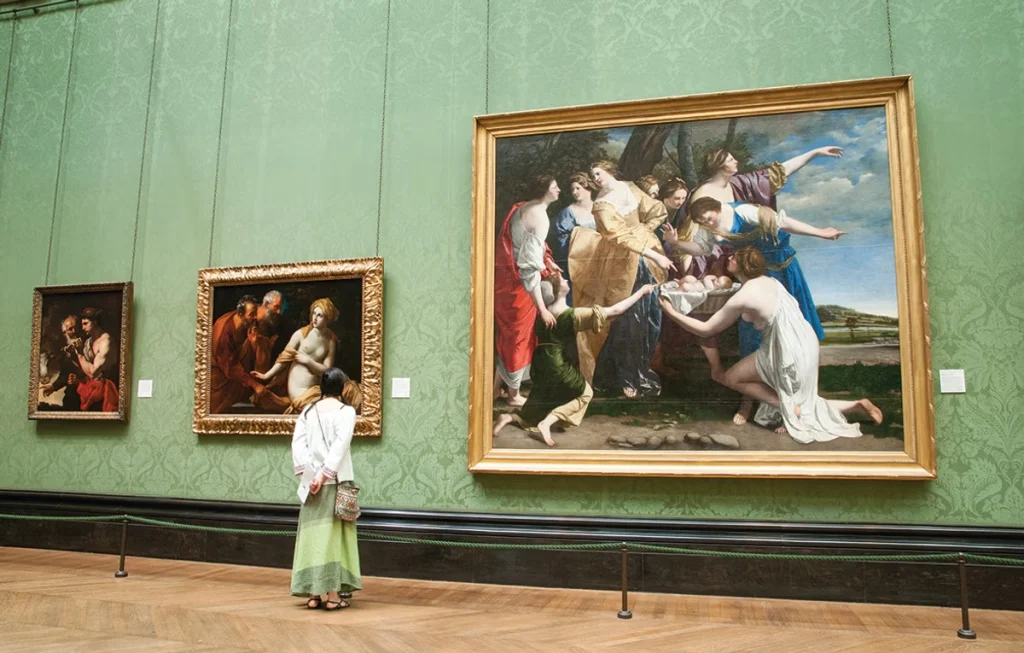 Inside London's National Gallery. Courtesy - The Art Newspaper