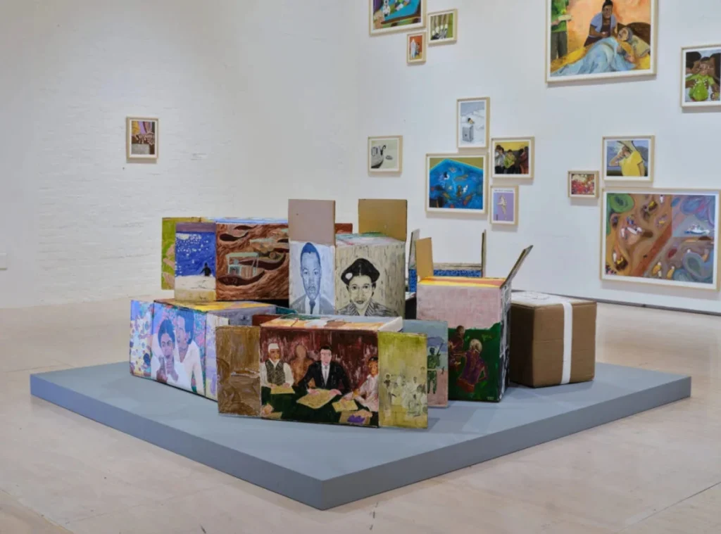Installation views of Sohrab Hura. Mother. Courtesy - Steven Paneccasio