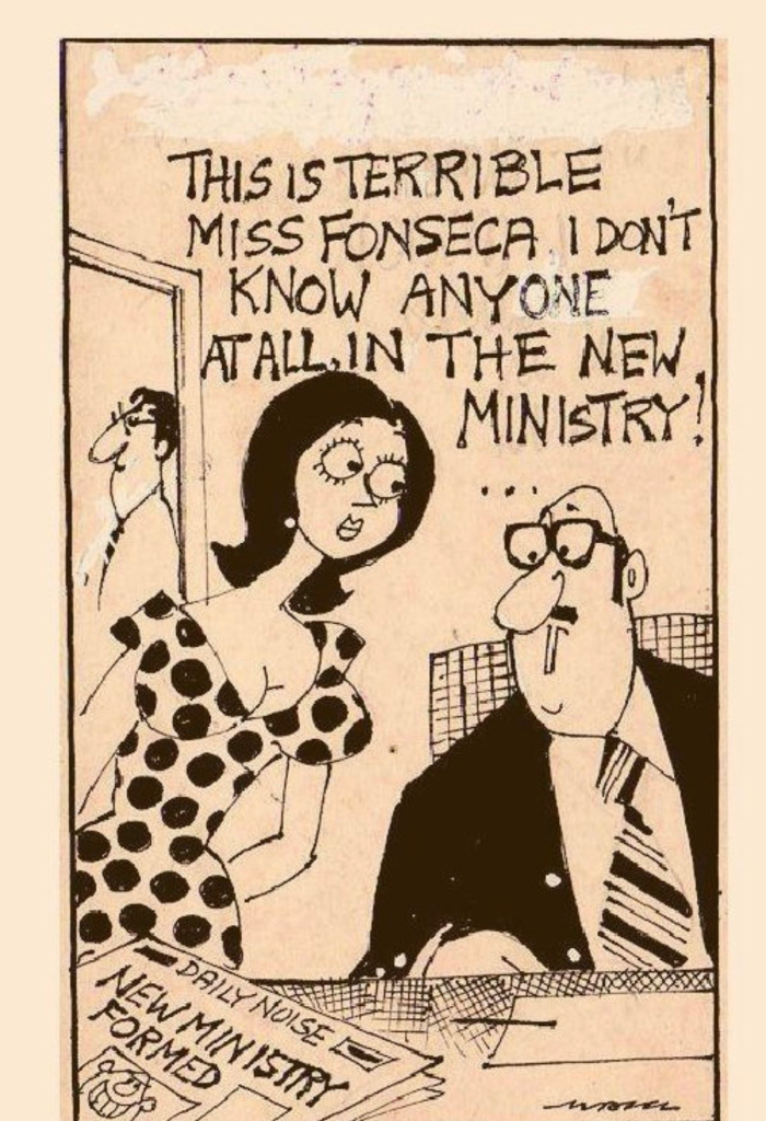 Cartoon of Ms Fonseca, Image Courtsey: Looking at Cartoons