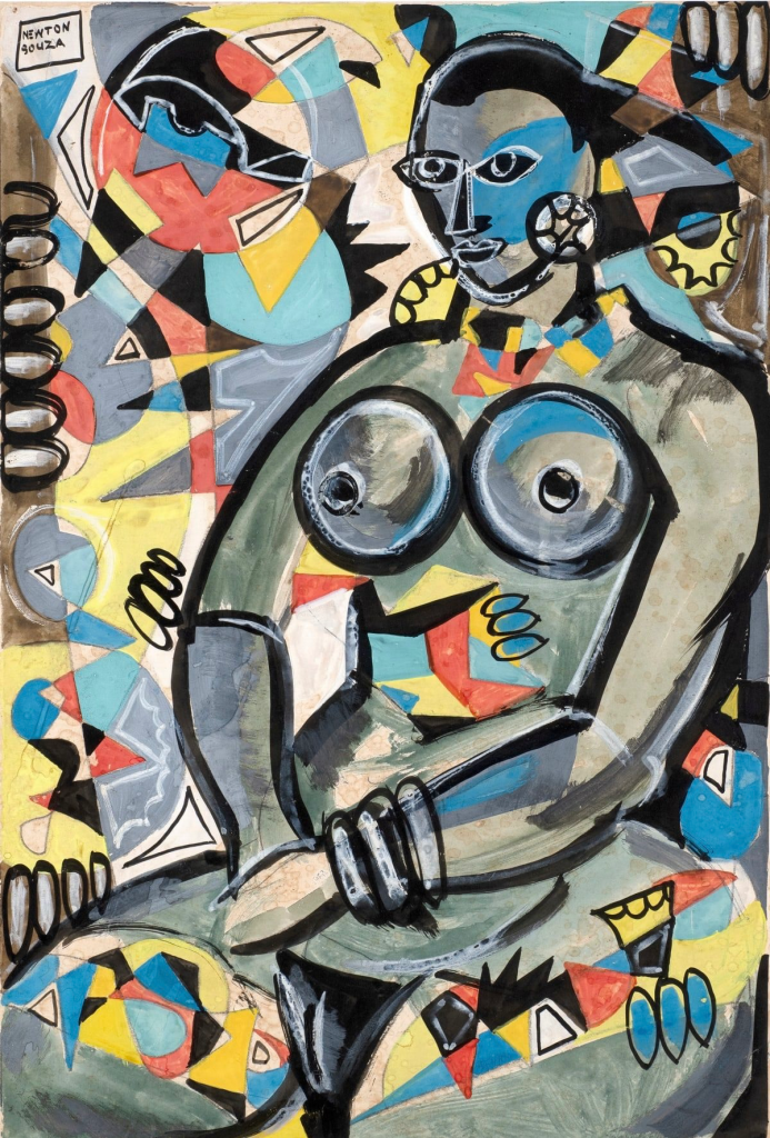 Painting by F.N. Souza, Image Courtesy: Grosvenor Gallery - Janeita Singh