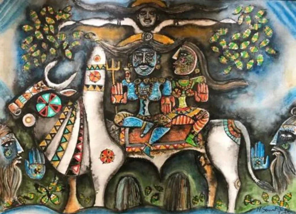 Painting by Manickam Senathipathi Courtesy - My Indian Art