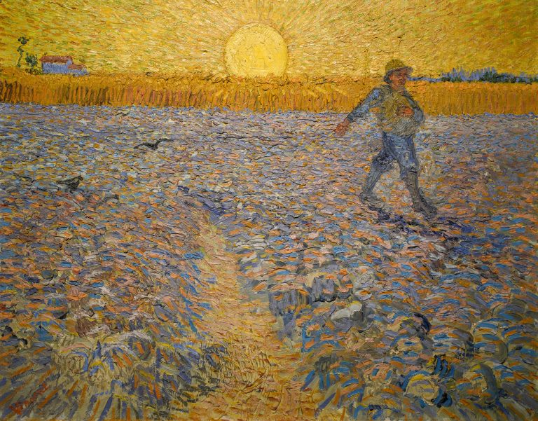 Pope Leo XIV Talks About Van Gogh’s “The Sower at Sunset” in His First General Audience