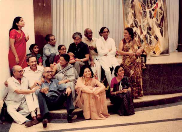 Progressive artists and their spouses. 