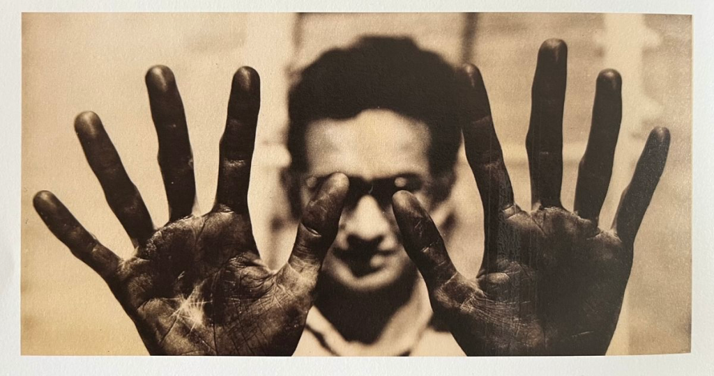 Portrait of Gulammohammed Sheikh; Photograph by Feroze Katpitia