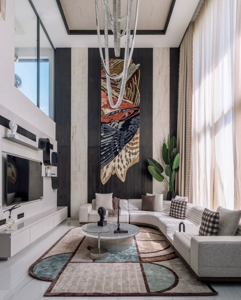 Wall carpet for the Motley House.Courtesy of The Carpet affair