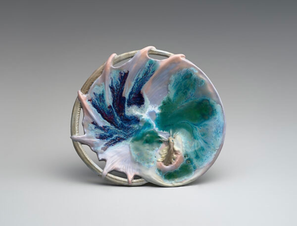 Plate with snake, Martin Fritsche, ca. 1900, Image courtesy: Met Museum