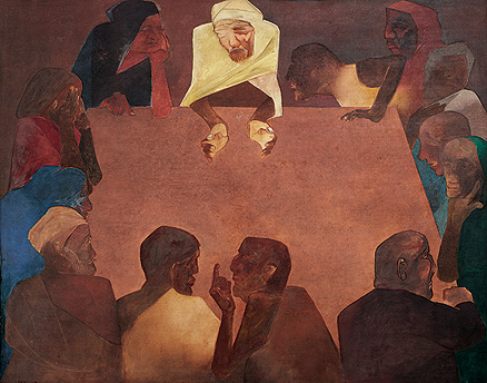 The Last Supper, 1979, Oil on Canvas, Image Courtesy: Saffron Art