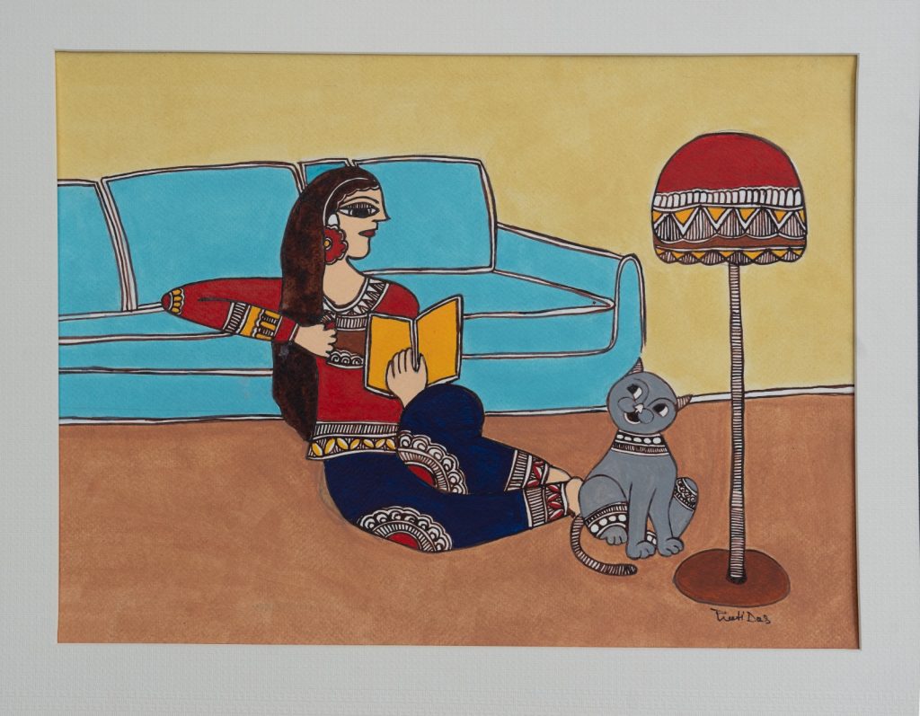 Madhubani Painting by Preeti Das