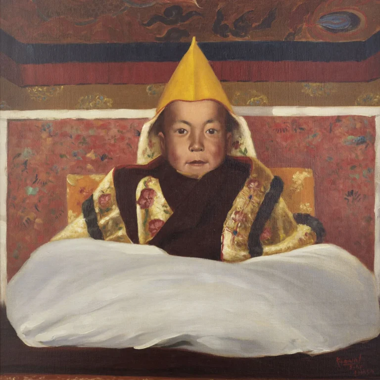 The Indian Artist Who Painted the Coronation of Dalai Lama