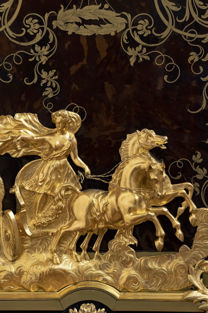 Close-up of Cabinet With Apollo's Chariot