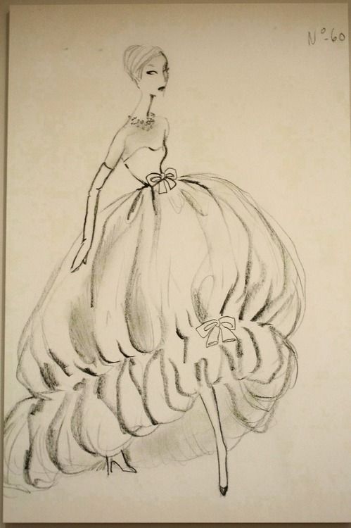 Sketch by Cristóbal Balenciaga
