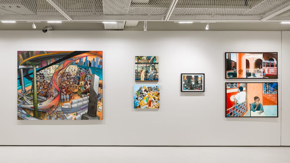 Installation view of Cities: Built, Broken at TRI Art & Culture, Image Courtesy: Serenade
