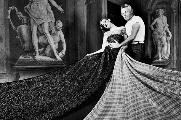Giorgio Armani With A Model