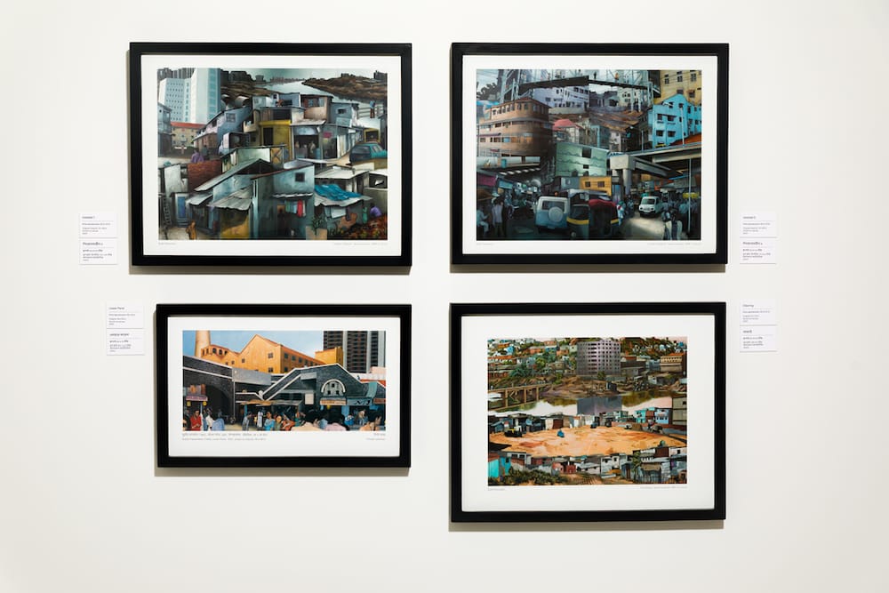 Installation view of Cities: Built, Broken at TRI Art & Culture, Image Courtesy: Serenade
