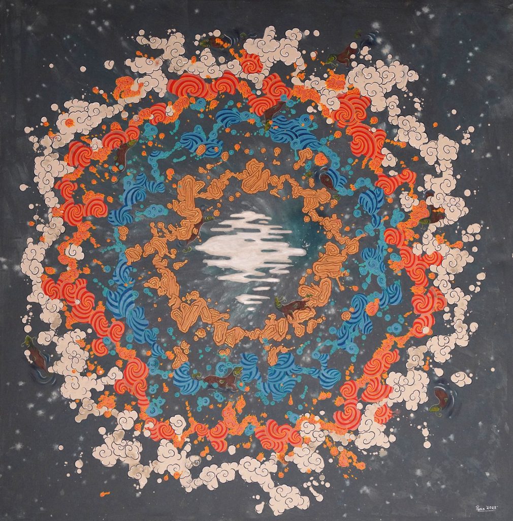 Life's Illusion, Acrylic on Canvas, Image Courtesy: Threshold Gallery