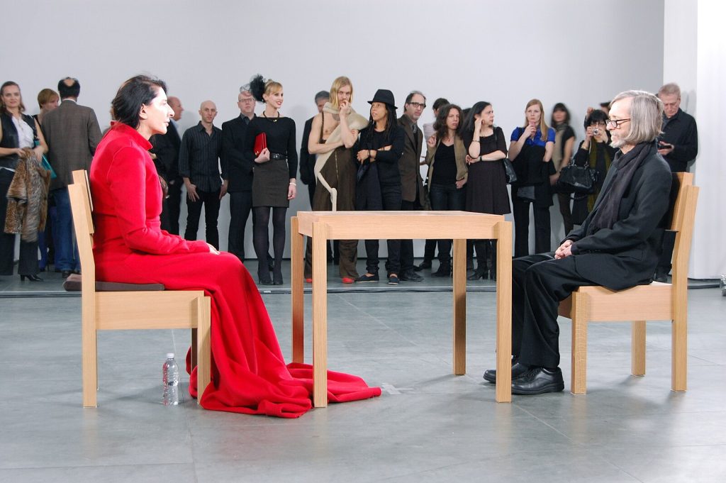 Marina Abramovic performance art