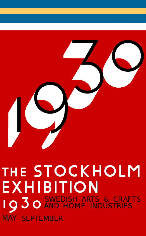 Stockholm Exhibition 1930 Poster