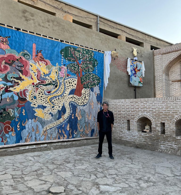 Afghan Artist Khadim Ali at the Inaugural Bukhara Biennial 2025
