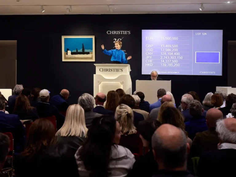 Yves Klein’s Monumental California (IKB 71) Sells for $21.4 Million at Christie’s Paris