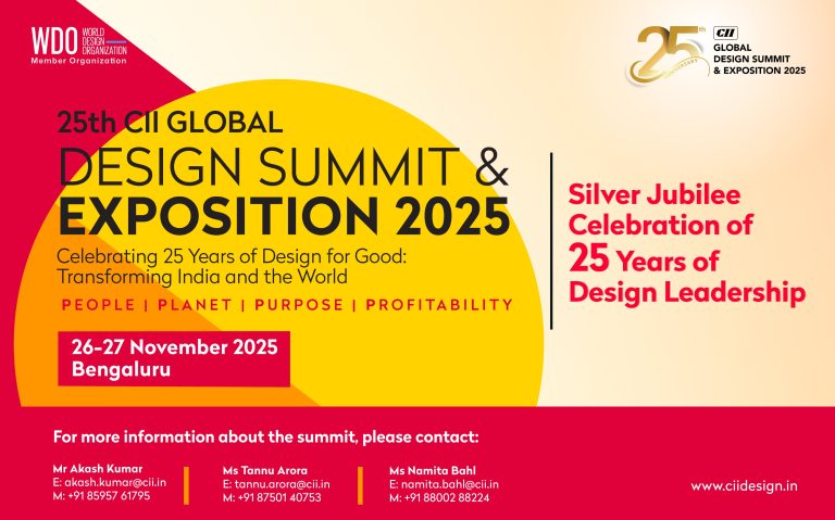 25th CII Global Design Summit 2025: Charting India’s Path as a Global Design Leader