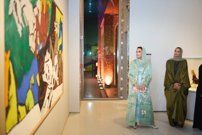 Sheikha Moza Unveils Lawh Wa Qalam: World’s First M.F. Husain Museum in Doha