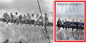 Time’s AI Cover Recasts Iconic Worker Image With Billionaires