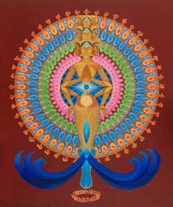 Divine Manifestation: Meena Sansanwal’s Solo Exhibition in New Delhi