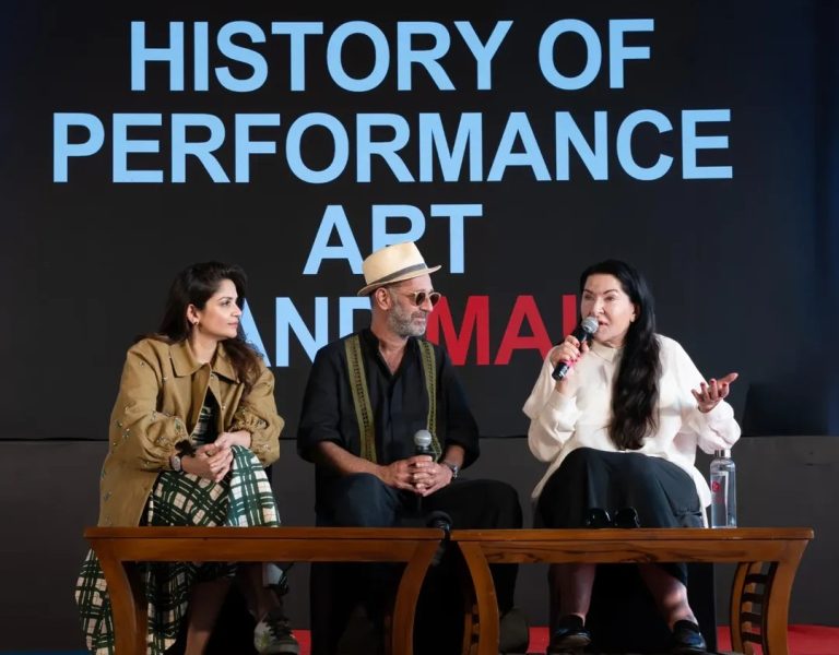 A Master of Performance: Abramović’s Lecture and Live Act Captivate Kochi Biennale
