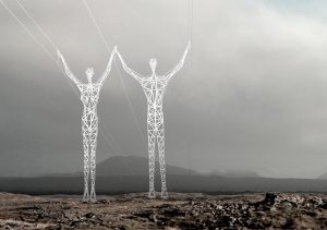 Steel Giants of Iceland: Turning Power Lines into Walking Monuments