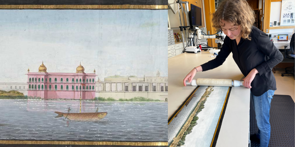 Monumental 19th-Century Lucknow Scroll Goes on Public View for the First Time at Yale