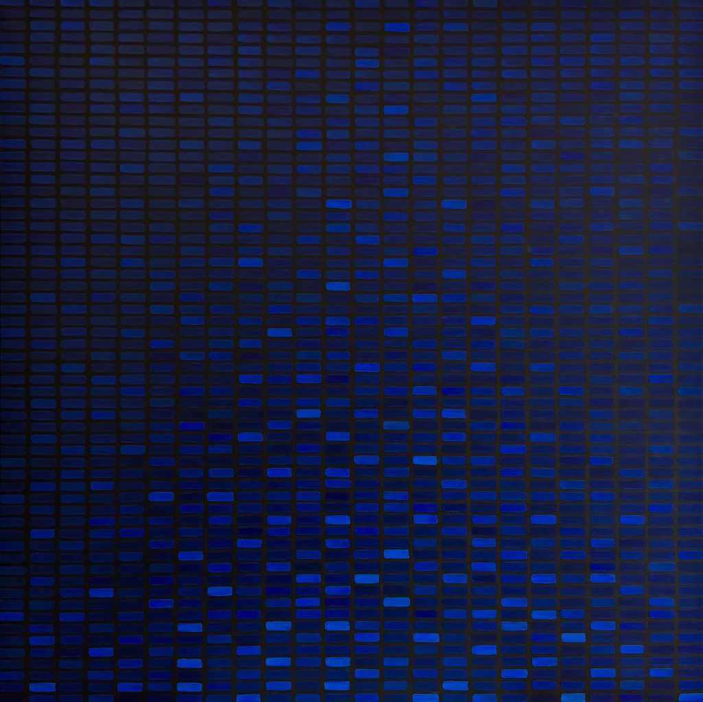 Aditya Krishnamurthy _ Monday _ Acrylic on wood panel _ 48 x 48 in _ 2025
