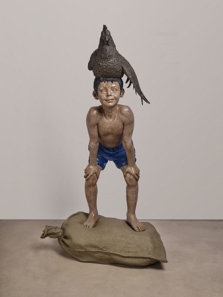 Rajesh Ram solo exhibition in Patna at Bihar Museum