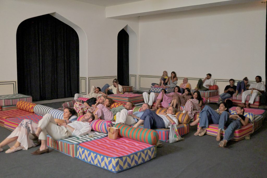 Film programme screening at City Palace Jaipur