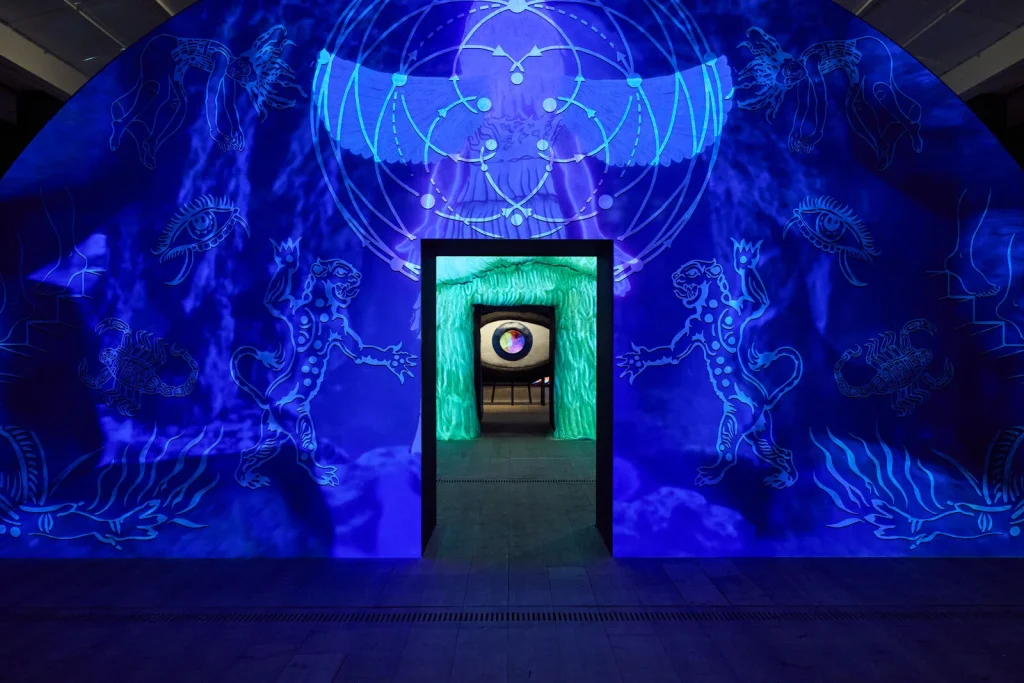 Chitra Ganesh Journey to the Great Below installation view